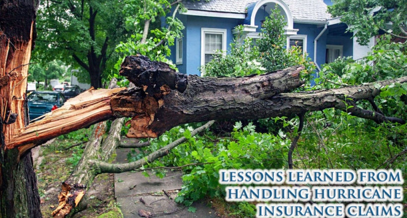 Lessons learned from handling insurance claims